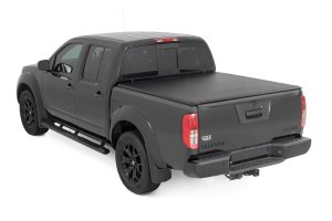 Nissan Frontier Soft Roll Up Bed Cover - Rough Country - Matte Black - '05-'21